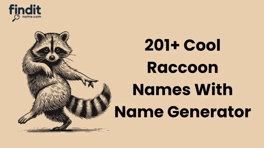Cool And Catchy Raccoon Names With Name Generator