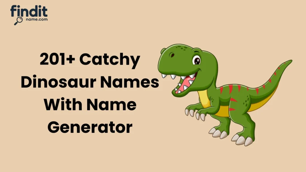 Catchy Dinosaur Names With Name Generator