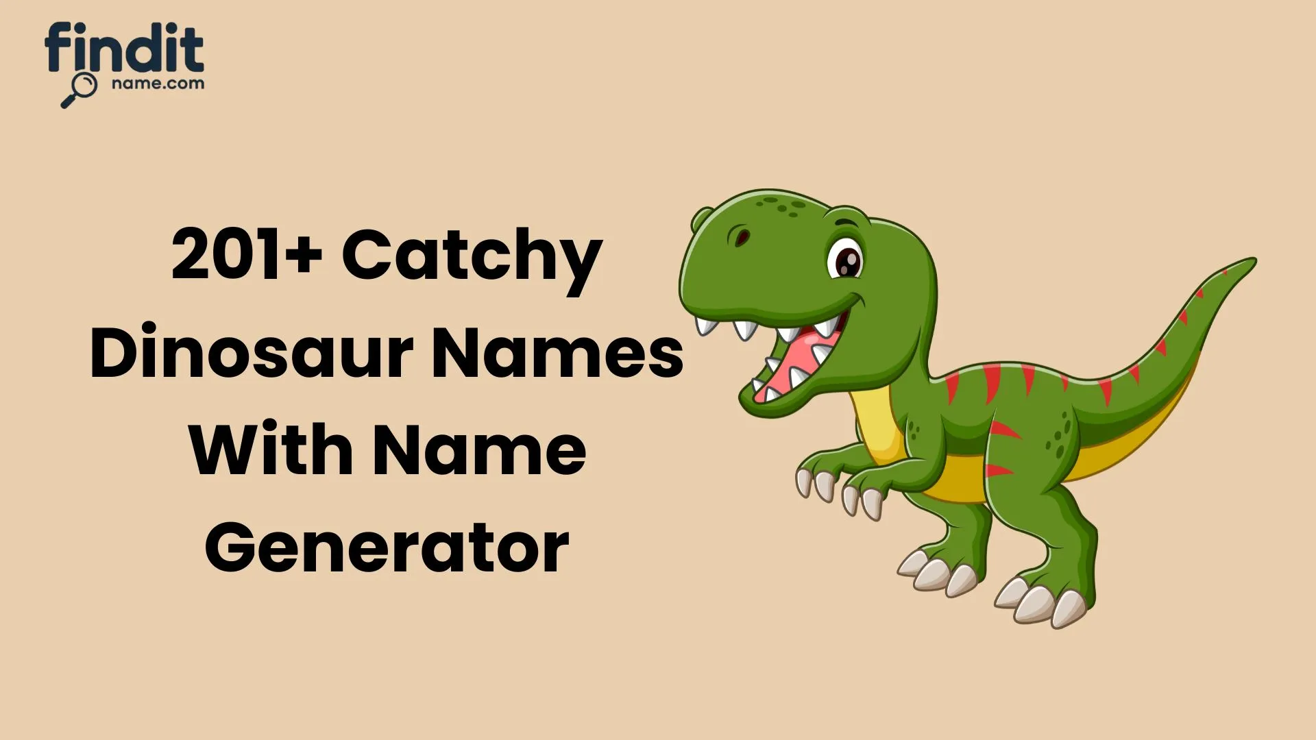 Catchy Dinosaur Names With Name Generator