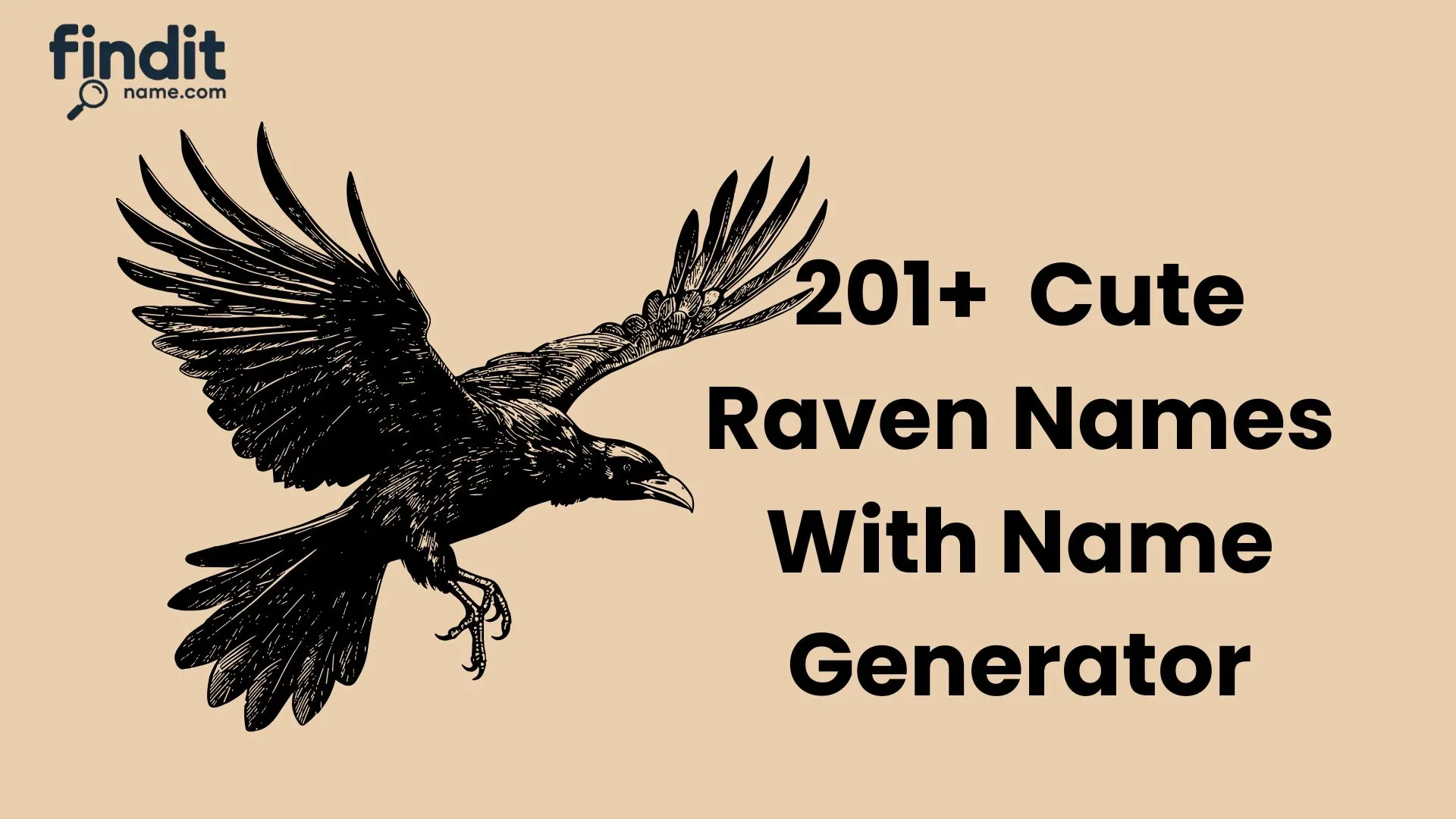 Catchy Raven Names With Name Generator