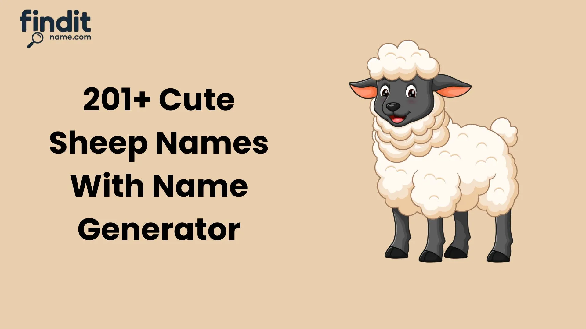 Cute And Catchy Sheep Names With Generator