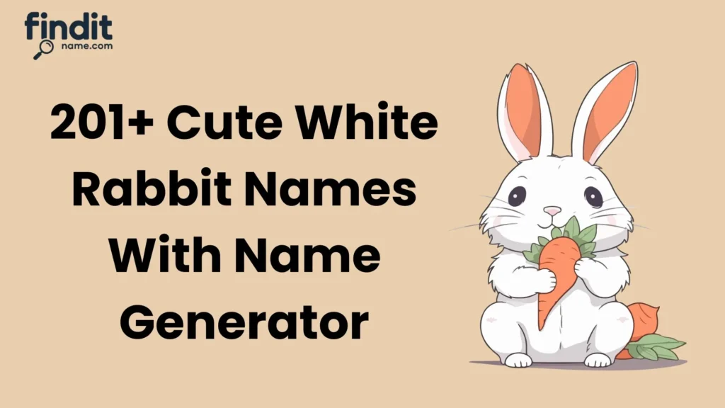 Cute White Rabbit Names With Name Generator