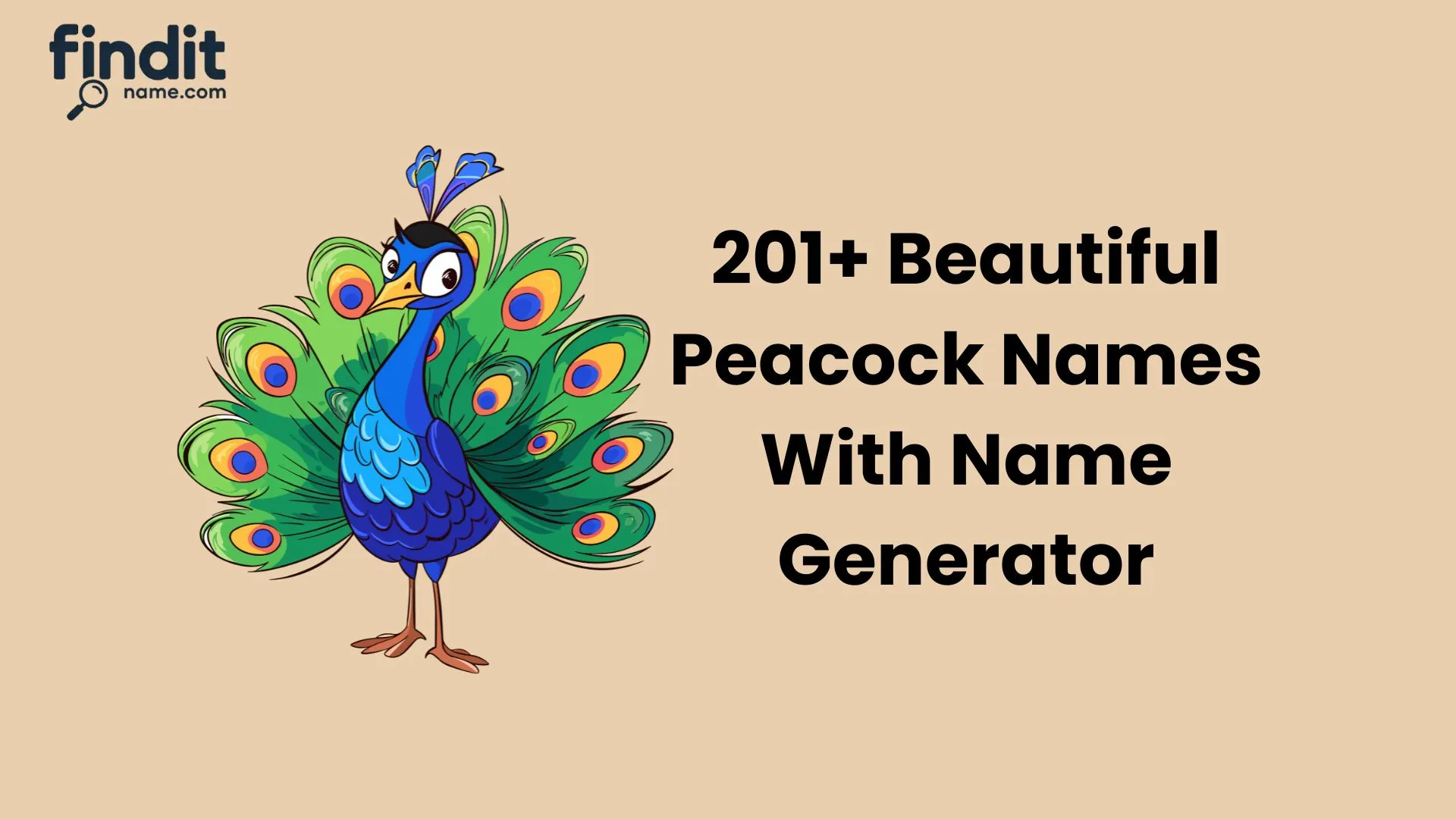 Beautiful and Catchy Peacock Names With Name Generator