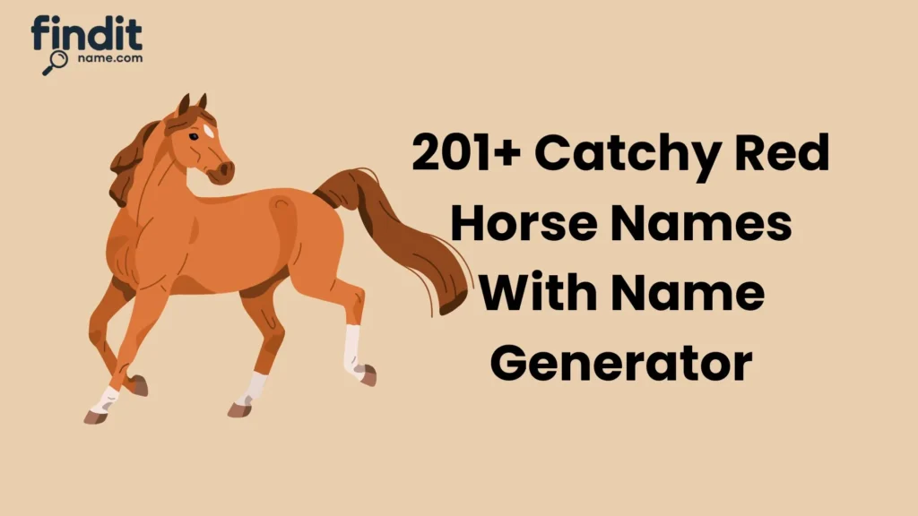 Catchy Red Horse Names
