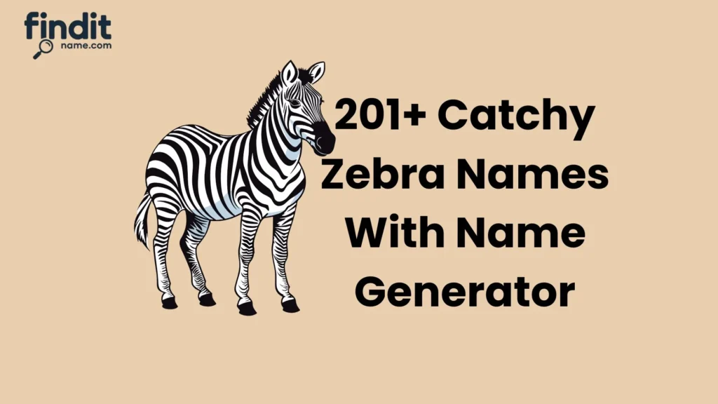 Catchy Zebra Names