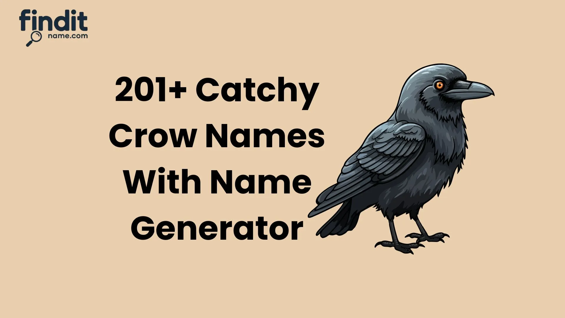 Catchy Crow Names With Name Generator