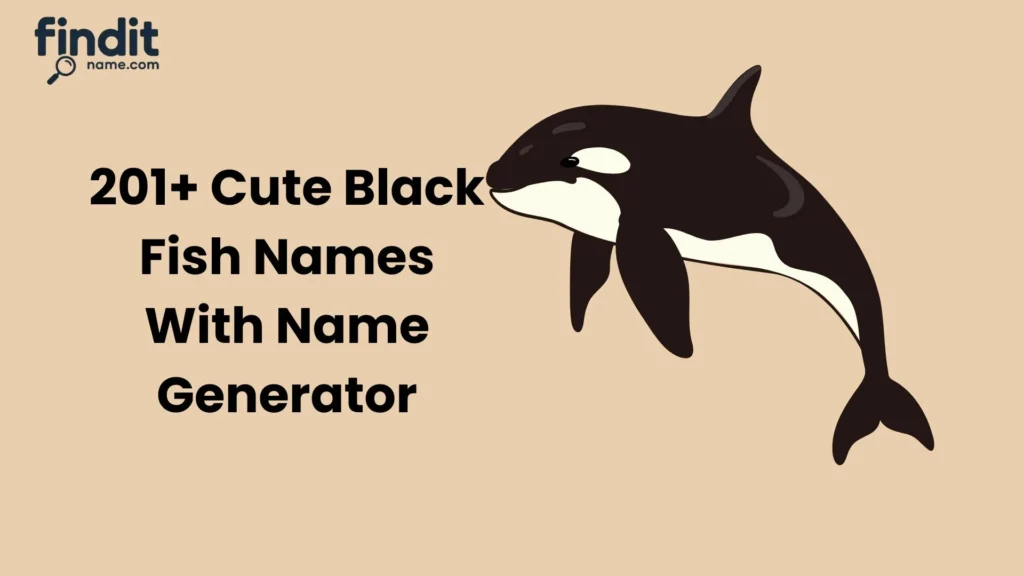 Cute Black Fish Names