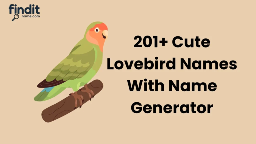 Cute Lovebird Names