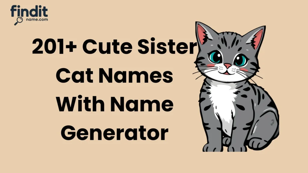 Cute Sister Cat Names