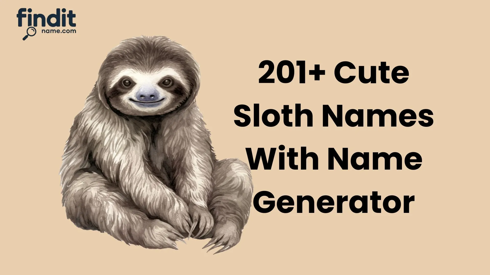 Cute Sloth Names