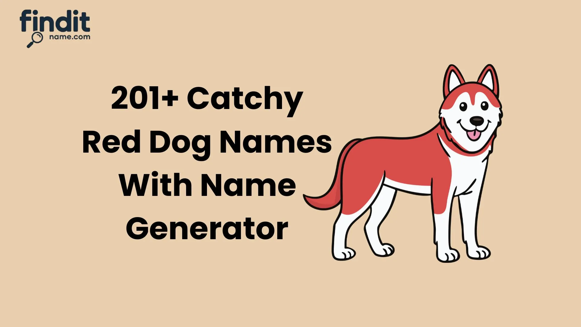 Cute And Catchy Red Dog Names