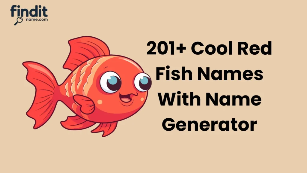 Cool And Catchy Red Fish Names