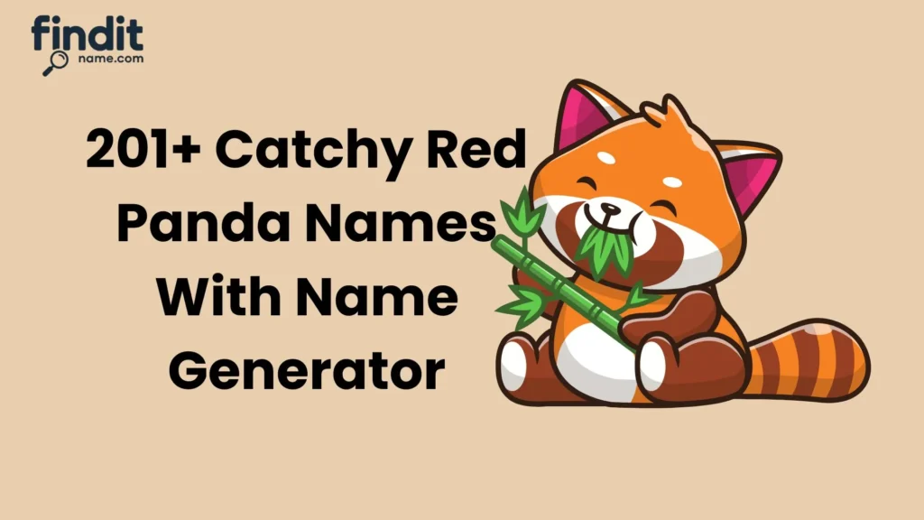 Red Panda Names