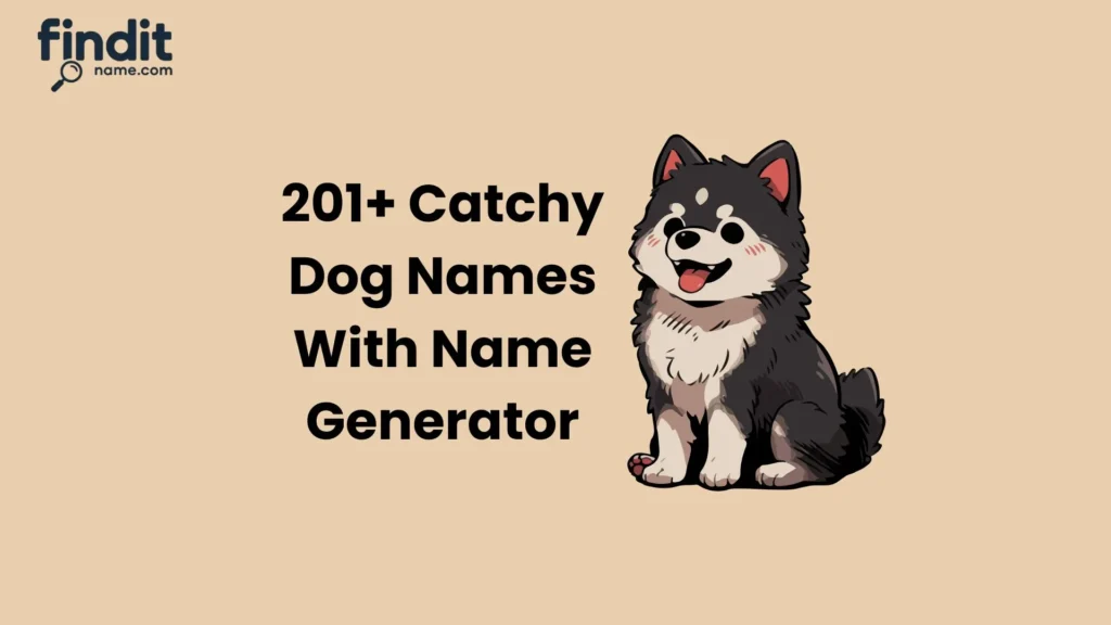Cute And Catchy Dog Names With Name Generator