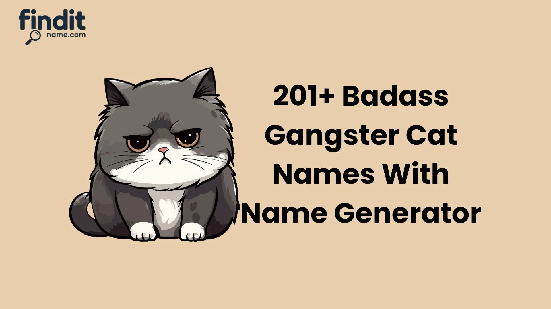Badass Gangster Cat Names