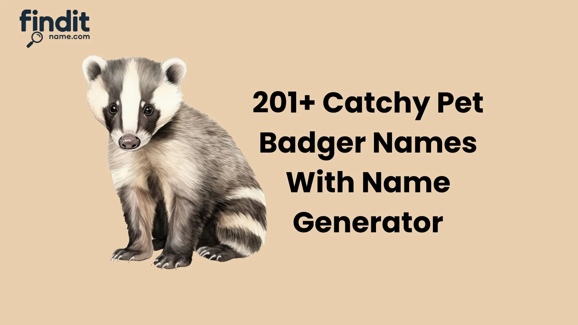 Pet Badger Names