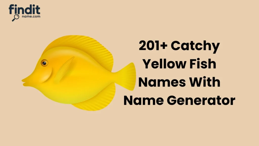 Yellow Fish Names