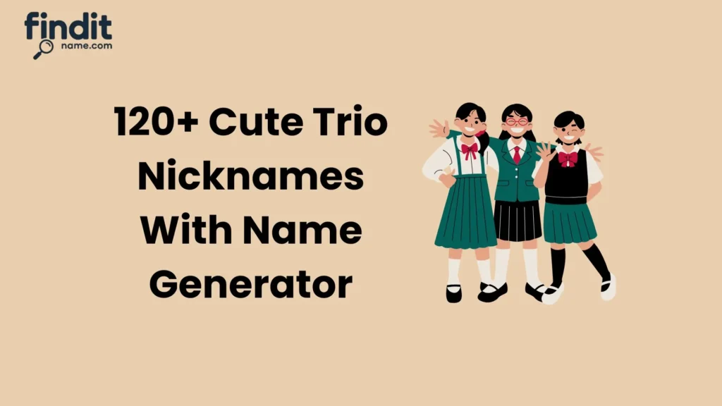 Cute And Catchy Trio Nicknames With Name Generator